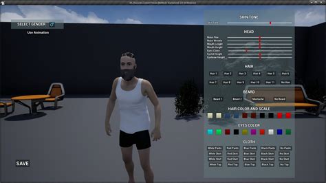 Character Customization in Blueprints - UE Marketplace