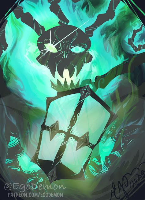 Thresh Fan Art for Friend (Digital Art by Me) : r/LoLFanArt