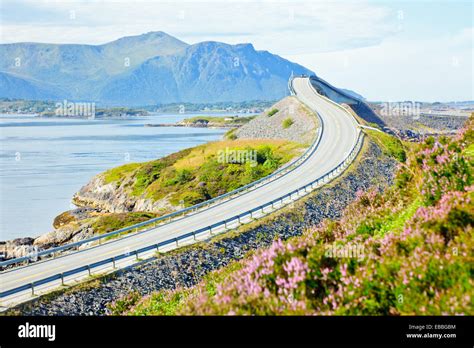 Storseisundet Bridge on the Atlantic Road in Norway Stock Photo - Alamy