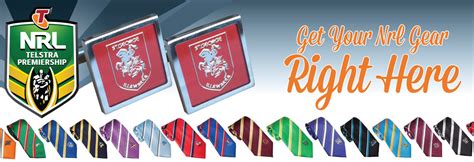 Officially Licensed NRL Products | Ties'N'Cuffs