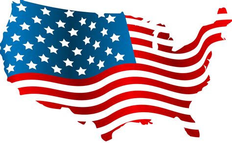 Motorcycle Clipart Patriotic - Transparent Background Usa Flag Png - Full Size Clipart (#3908 ...