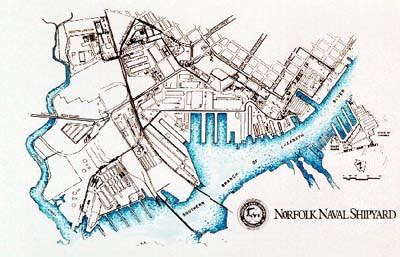 Norfolk Naval Shipyard Base Map Buildings