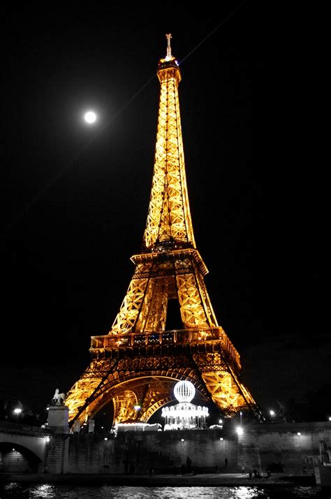 Free Images : light, night, eiffel tower, paris, france, landmark, tour eiffel, lights 1496x2256 ...