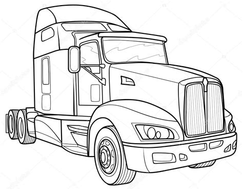 Sketch truck Stock Vector Image by ©Kopirin #58287667