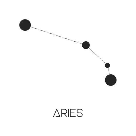 Aries Constellation | Constellations, Aries constellation, Minimalist drawing