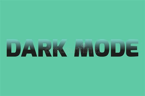 DARK MODE Text on Blue Background. Black Text Dark Mode Text Stock ...