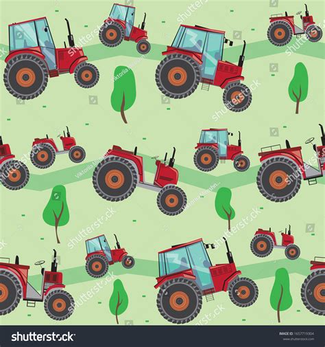 483 Red Tractor Seamless Images, Stock Photos & Vectors | Shutterstock