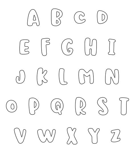 Beautiful Fonts Alphabet