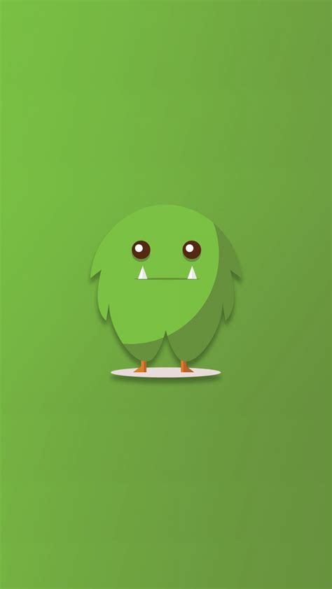 Cute, green, minimal, monster Wallpaper | Wallpaper, Iphone wallpaper, Digital artwork