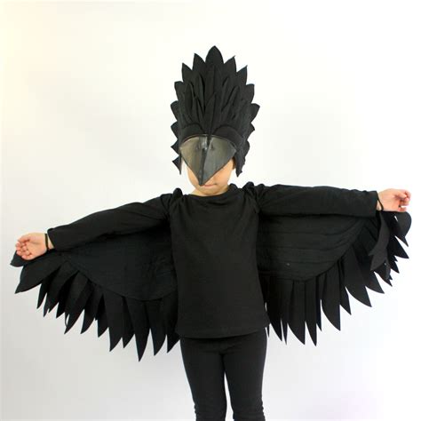 The Raven Handmade Children's Costume - Etsy | Bird costume, Wings costume kids, Bird wings costume