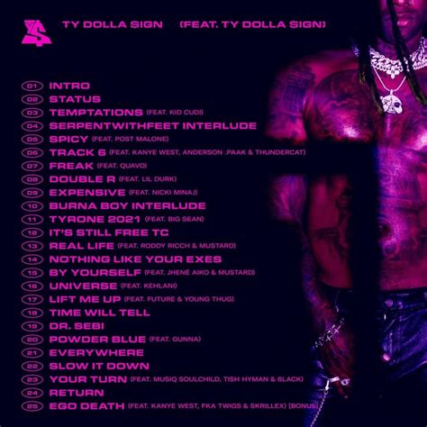 NEW ALBUM- Ty Dolla Sign-Featuring Ty Dolla Sign | Lipstick Alley