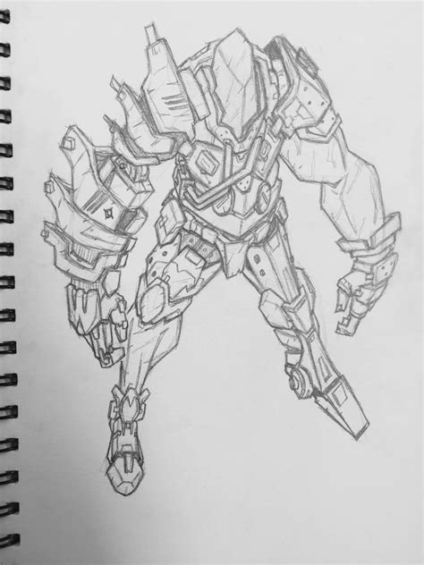 Cyborg design rough draft by MechDennis on DeviantArt