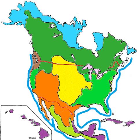 North America Biome Map