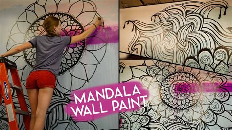 Mandala Wall Art | NO STENCILS - YouTube