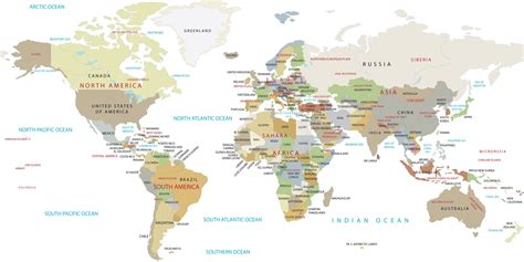 World Map Good Quality - Crissy Christine