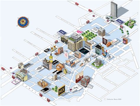 Map of Soho / Katherine Baxter - Projects - Debut Art