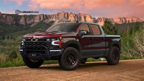 2023 Chevrolet Silverado ZR2 Bison Speculatively Rendered, Won’t Get More Power - autoevolution