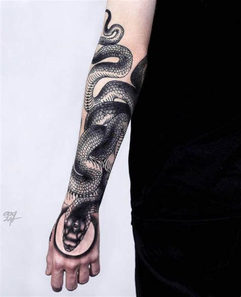 Snake Forearm Tattoo