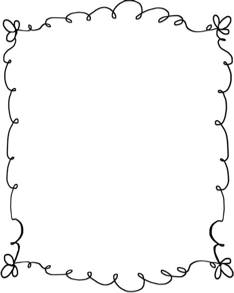 Free Cute Black And White Borders, Download Free Cute Black And White Borders png images, Free ...