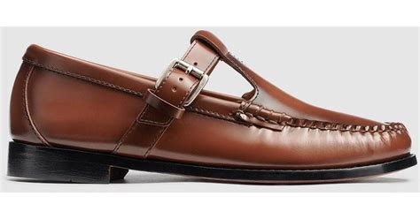 G.H. Bass & Co. Mary Jane Weejuns Loafer Shoes in Brown | Lyst Canada