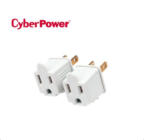 3-Prong To 2-Prong Plug Adapter 2-Pack, Polarized Grounding Converter, 3-Prong P