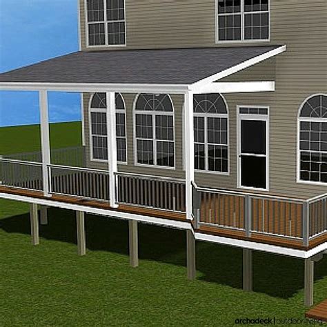 20+ Shed Roof Porch Designs - DECOOMO