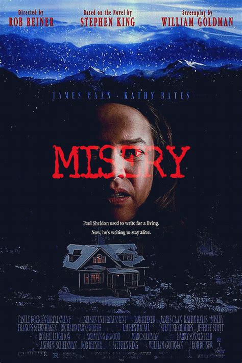 Misery | Stephen king movies, Best stephen king movies, Movie posters