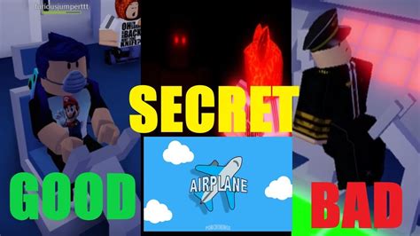 Airplane - ALL ENDINGS - Roblox (Updated) - YouTube