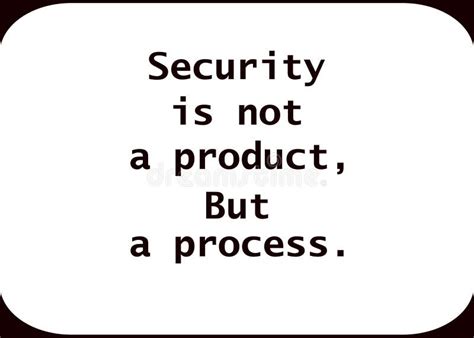 About Security Quotes in Black Color Words Editorial Stock Photo ...