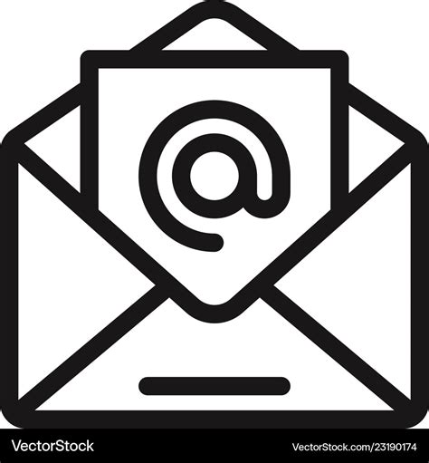 Email icon Royalty Free Vector Image - VectorStock