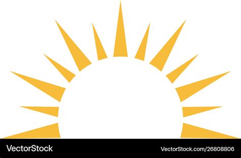 Sun logo Royalty Free Vector Image - VectorStock