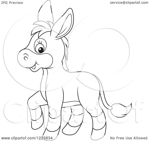 Donkey Drawing Outline at GetDrawings | Free download