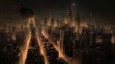 2048x1152 Gotham City Art Wallpaper,2048x1152 Resolution HD 4k Wallpapers,Images,Backgrounds ...