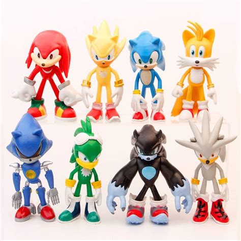 Buy Sonic Action Figures,Sonic Toys,4.8 inches Tall Sonic The Hedgehog,Perfect Kids Gifts Pack ...