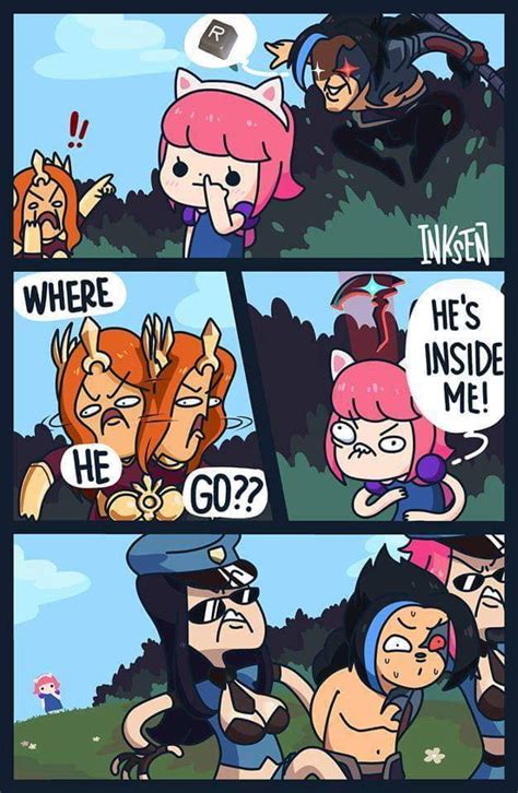 It's just a big misunderstanding, I swear! | Lol league of legends, League of legends comic ...