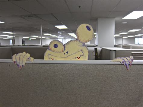 cubicle creature. maybe the best thing i ever made with misappropriated ...