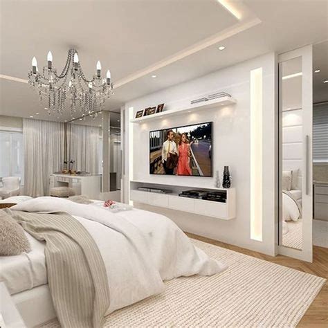 Awesome 46 cool bedroom tv wall design ideas more at https hoomdsgn com ...