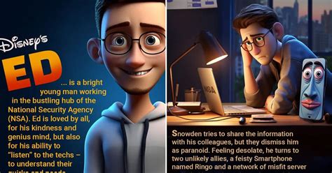 AI Transforms Edward Snowden's Story Into A Disney Movie With A Happy Ending