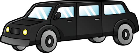 Limo Cartoon Clipart Colored Illustration 6458110 Vector Art at Vecteezy