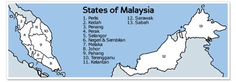 Map of Malaysia, city maps, state maps and maps with tourist destinations | Wonderful Malaysia