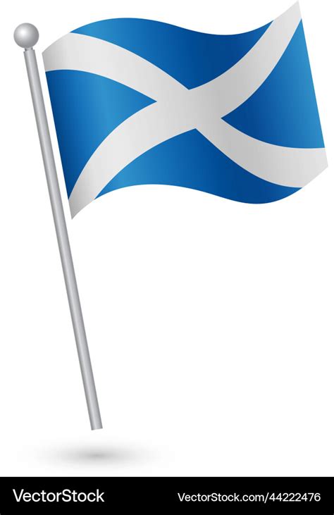 Scotland national flag Royalty Free Vector Image