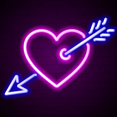 Neon Love Heart