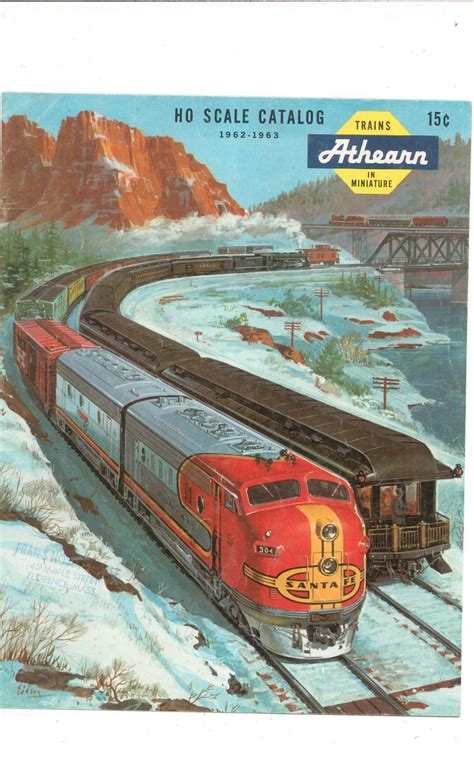 Vintage Athearn Trains HO Scale Catalog 1962-1963 Not PDF