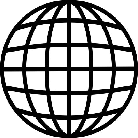 earth globe icon . Black earth icon vector . Globe icon , world symbol 22159692 Vector Art at ...