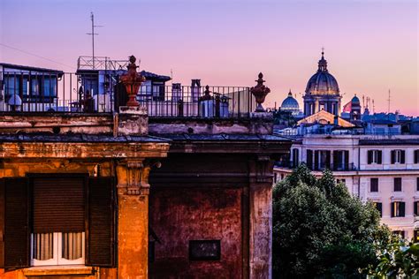 Sunset at the Spanish Steps - An American in Rome