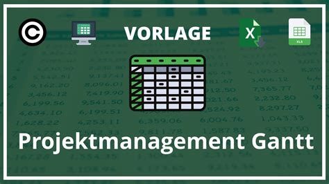 Projektmanagement Excel Vorlage Gantt