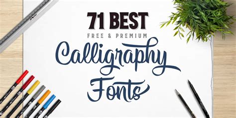 Best Calligraphy Fonts For Projects