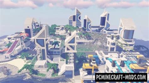 Large Futuristic City Map For Minecraft 1.20.4, 1.20.2 | PC Java Mods