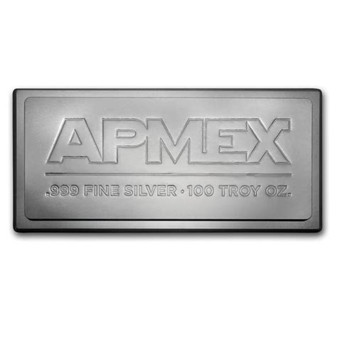 Buy 100 oz Silver Bar - APMEX (Stackable) | APMEX