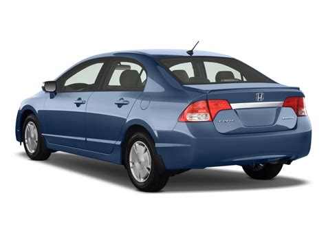 2010 Honda Civic Hybrid 4-door Sedan L4 CVT Angular Rear Exterior View